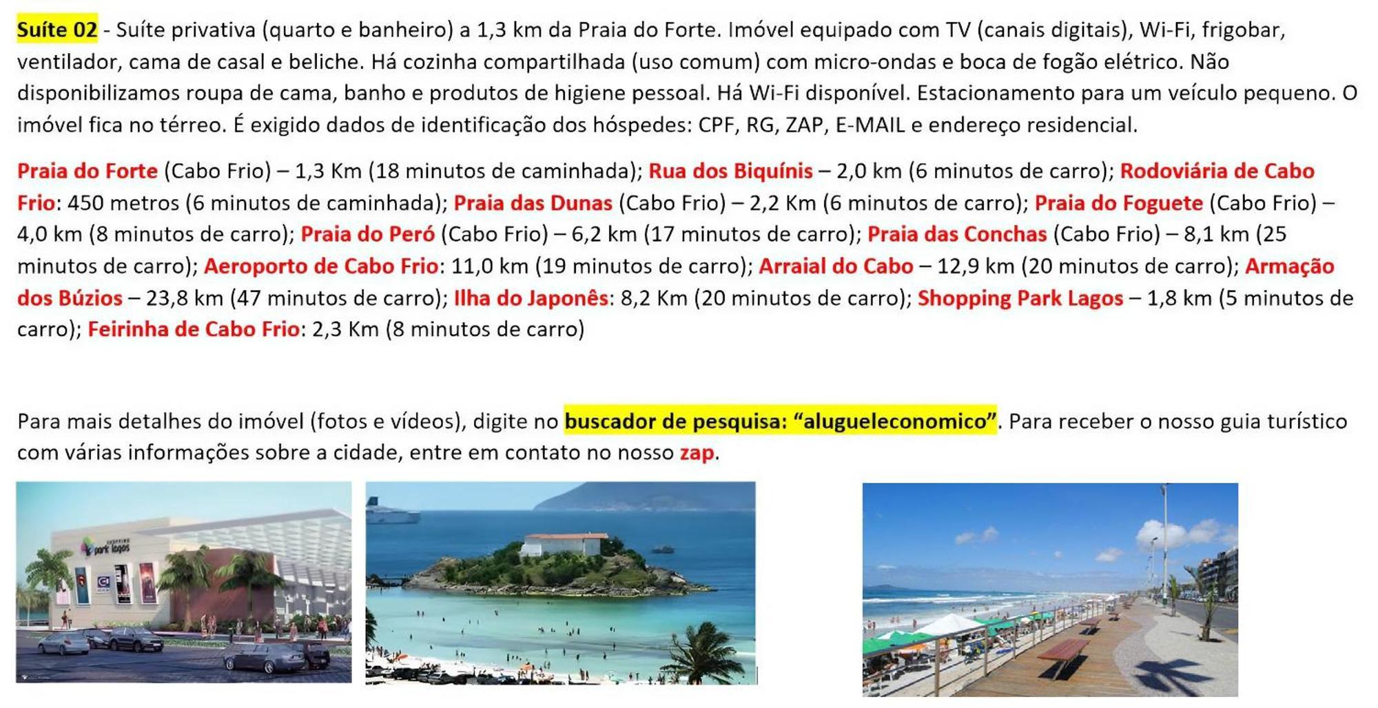 Cabo Frio - Suites - Jardim Flamboyant - Aluguel Economico ภายนอก รูปภาพ
